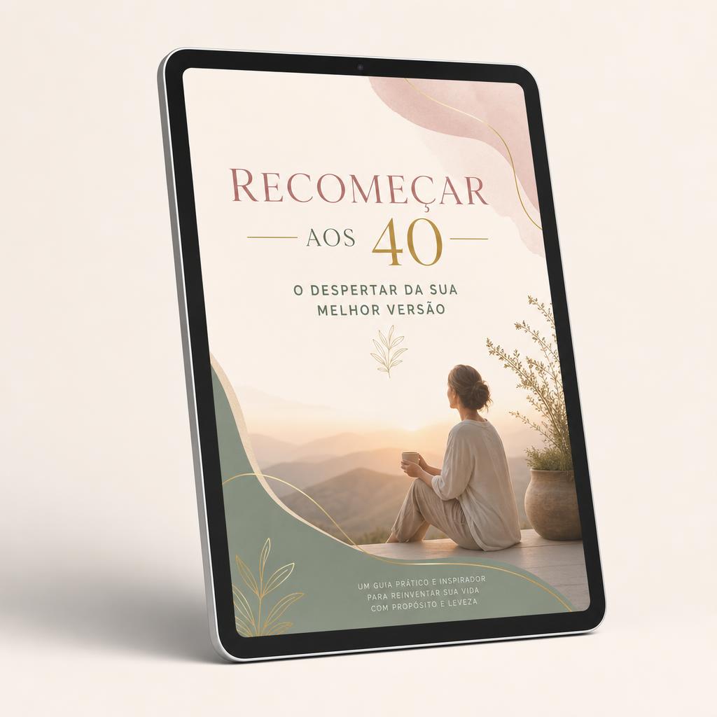 Ebook Recomeçar aos 40 em iPad